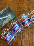 Vintage Airlines Glasses (4 Glasses), Central Airlines