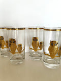 Culver "Turtle" and "Owl" Highball Glasses (in their original box)