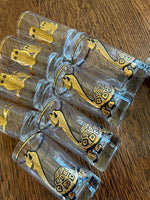 Culver "Turtle" and "Owl" Highball Glasses (in their original box)