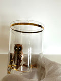 Culver "Turtle" and "Owl" Highball Glasses (in their original box)