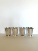 Vintage Silver-Plated Julep Cups by Sheridan Silversmiths