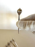 Sterling Silver Cocktail Picks (6), Art Deco Cocktail Picks