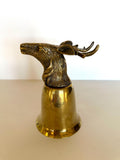Vintage Brass Deer Stirrup Cup