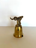 Vintage Brass Deer Stirrup Cup