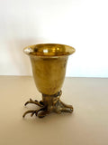 Vintage Brass Deer Stirrup Cup