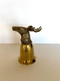 Vintage Brass Deer Stirrup Cup