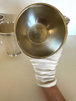 Heavy Julep Cups by Webster Wilcox (4 Cups) "K" MONOGRAMMED