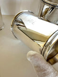 Heavy Julep Cups by Webster Wilcox (4 Cups) "K" MONOGRAMMED