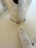 Heavy Julep Cups by Webster Wilcox (4 Cups) "K" MONOGRAMMED