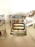 Nieman Marcus Poison Glasses by Cera, Signed by Neiman Marcus