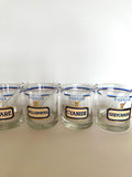 Nieman Marcus Poison Glasses by Cera, Signed by Neiman Marcus