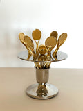 Gold Tennis Racquet Cocktail Picks Set, Tennis Racket Barware, Tennis Martini Forks