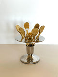 Gold Tennis Racquet Cocktail Picks Set, Tennis Racket Barware, Tennis Martini Forks