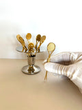 Gold Tennis Racquet Cocktail Picks Set, Tennis Racket Barware, Tennis Martini Forks