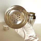 Art Deco Cocktail Shaker, Nickel-Plated Martini Mixer by WMF, Vintage Barware Gift