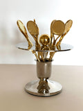 Gold Tennis Racquet Cocktail Picks Set, Tennis Racket Barware, Tennis Martini Forks