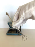 Sterling Silver Retractable Swizzle Sticks Set (in original box)