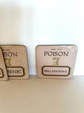 Cera "Poison" Coasters (complete set)