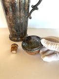 Vintage Repousse Cocktail Shaker by Webster & Sons, Early 1900s