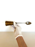 Napier Brass Jigger Spoon, Vintage Napier Mechanical Jigger Spoon, Brass Barware