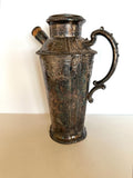 Vintage Repousse Cocktail Shaker by Webster & Sons, Early 1900s
