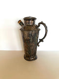 Vintage Repousse Cocktail Shaker by Webster & Sons, Early 1900s