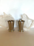 Vintage Towle Julep Cups, Pair of Mint Julep Tumblers Silver-Plated, Kentucky Derby