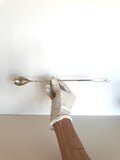 Gorham Twisted Cocktail Spoon, "S" MONOGRAM