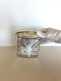 Cera Dow Jones Ice Bucket, Stock Market Glassware, 1958-1968
