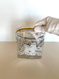 Cera Dow Jones Ice Bucket, Stock Market Glassware, 1958-1968