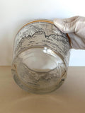 Cera Dow Jones Ice Bucket, Stock Market Glassware, 1958-1968