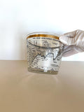 Cera Dow Jones Ice Bucket, Stock Market Glassware, 1958-1968