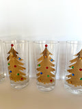 Culver Jeweled Christmas Tree Glasses (Set of 5)