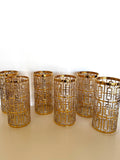 Imperial Glass Co. Shoji Trellis Glasses (set of 6)