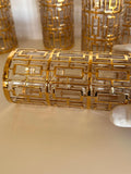 Imperial Glass Co. Shoji Trellis Glasses (set of 6)