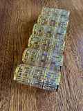 Imperial Glass Co. Shoji Trellis Glasses (set of 6)
