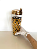 Gold Cocktail Shaker, Mid Century