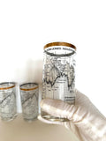 Cera Dow Jones Glasses 1958-1968, Stock Market, Set #2