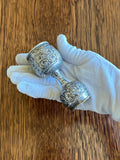 Sterling Silver Double Jigger, Repousse Pattern, 1930s
