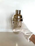 Art Deco Cocktail Shaker, Graduated Martini Mixer, Vintage Barware