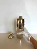 Italian Bullet Cocktail Shaker, 1940s Art Deco Dial A Drink Mixer, Antique Barware