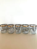 Vintage Dow Jones Glasses, Cera Stock Market Low Balls, MCM Glasses