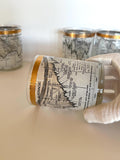 Vintage Dow Jones Glasses, Cera Stock Market Low Balls, MCM Glasses