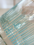 Fred Press Atomic Glasses, 1960s Atomic Glassware, Mid Century Retro Barware