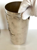 Italian Bullet Cocktail Shaker, 1940s Art Deco Dial A Drink Mixer, Antique Barware