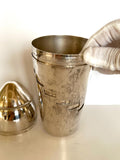 Italian Bullet Cocktail Shaker, 1940s Art Deco Dial A Drink Mixer, Antique Barware