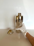 Italian Bullet Cocktail Shaker, 1940s Art Deco Dial A Drink Mixer, Antique Barware