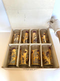 Purple Thistle Glasses Gregory Duncan, New Old Stock, Mid Century Glasses, MCM Glassware