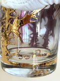 Purple Thistle Glasses Gregory Duncan, New Old Stock, Mid Century Glasses, MCM Glassware