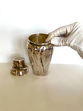 Art Deco Cocktail Shaker, Nickel-Plated Martini Mixer by WMF, Vintage Barware Gift